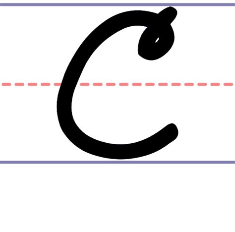 c in cursiv|Cursive C .